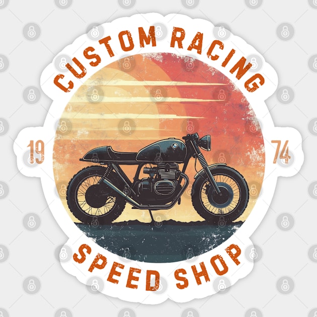 Custom Racing Speed Shop Sticker by Timeless Chaos